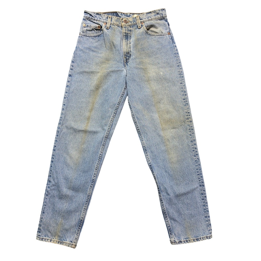 Vintage 550 Relaxed Tapered Leg Jeans Mens 30x30 Light Wash Levi's Made in USA